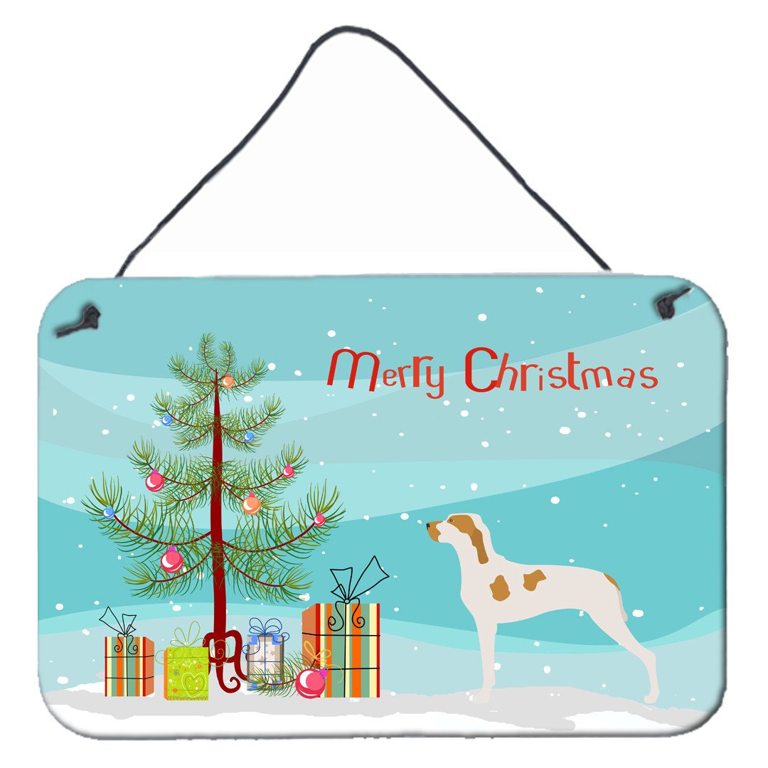 Ariege Pointer Christmas Wall or Door Hanging Prints BB8434DS812 by Caroline's Treasures