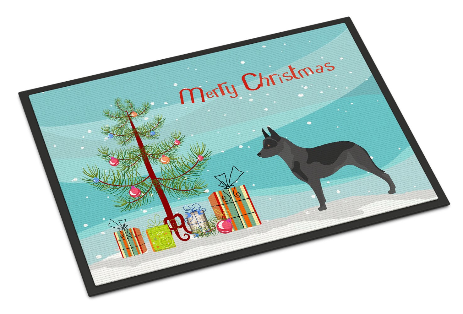 Australian Cattle Dog Christmas Indoor or Outdoor Mat 24x36 BB8451JMAT by Caroline's Treasures