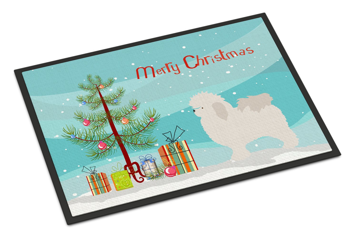 Bolognese Christmas Indoor or Outdoor Mat 24x36 BB8471JMAT by Caroline's Treasures