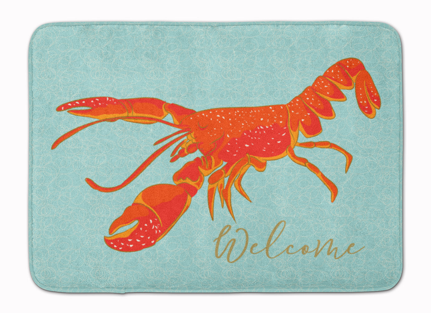 Lobster Welcome Machine Washable Memory Foam Mat BB8534RUG - the-store.com