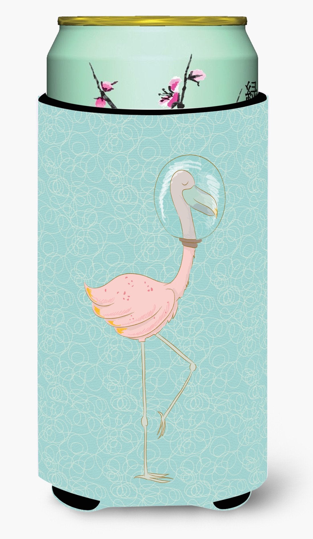 Flamingo Underwater Tall Boy Beverage Insulator Hugger BB8565TBC by Caroline&#39;s Treasures