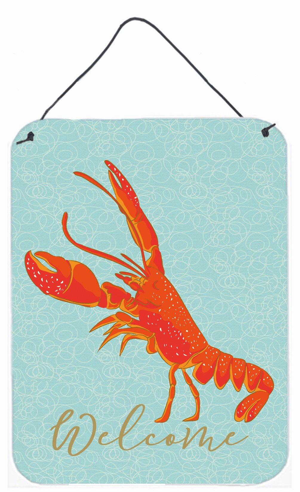 Lobster Welcome Wall or Door Hanging Prints BB8585DS1216 by Caroline&#39;s Treasures