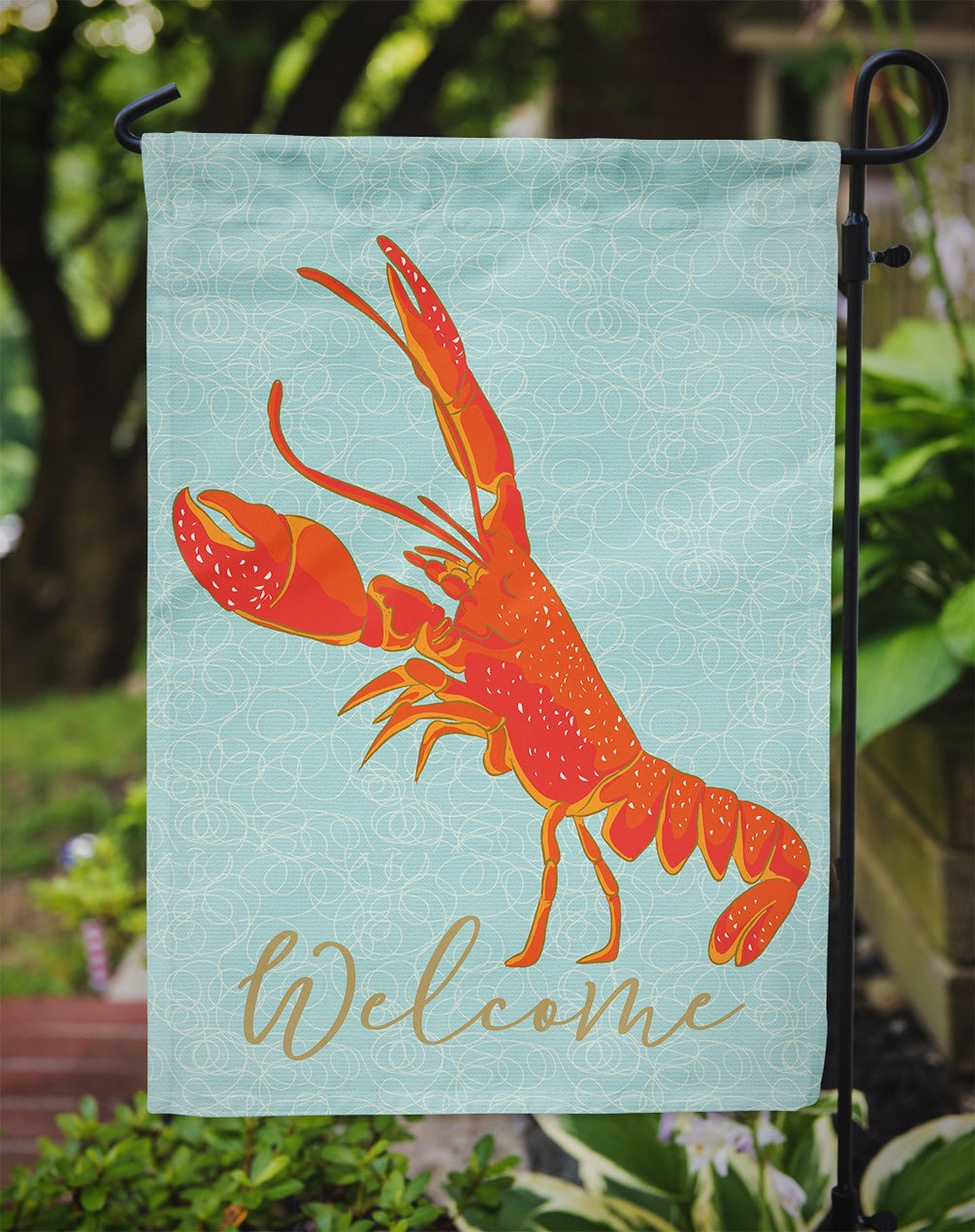 Lobster Welcome Flag Garden Size BB8585GF