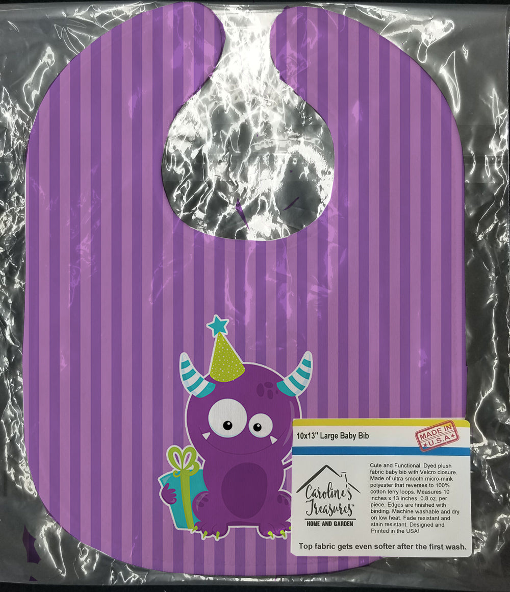 Birthday Monster Purple Baby Bib BB8936BIB - the-store.com