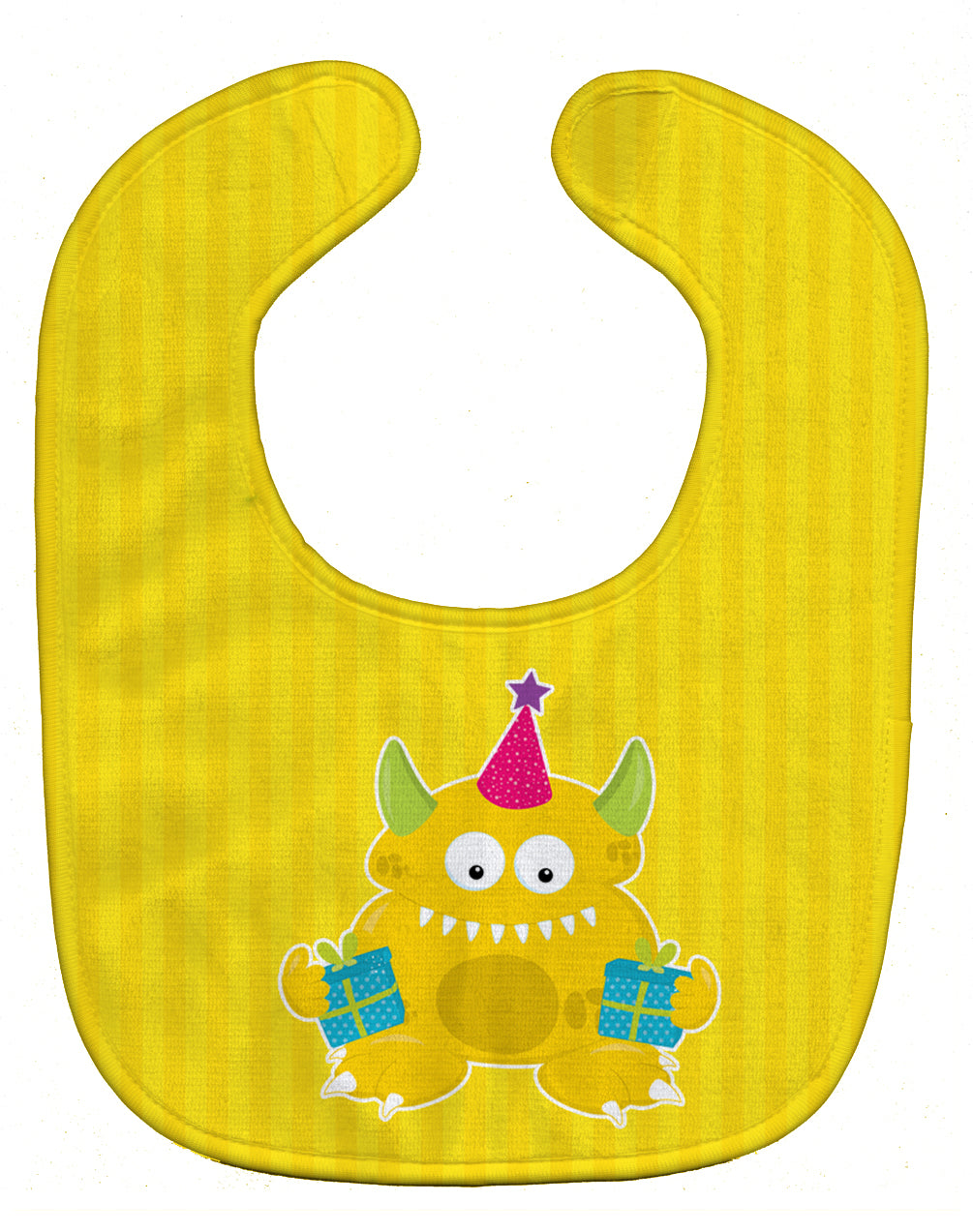 Birthday Monster Yellow Baby Bib BB8937BIB - the-store.com