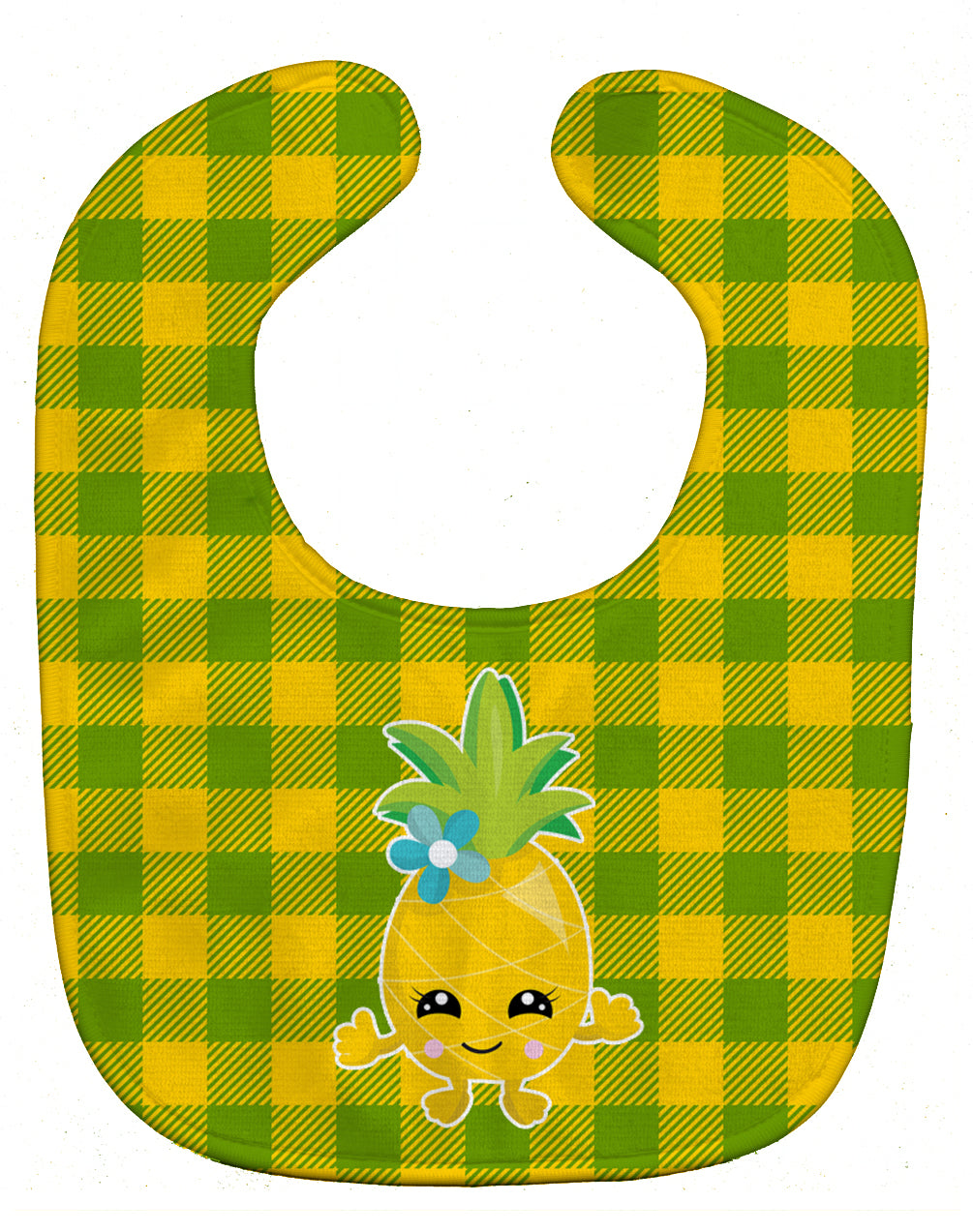 Pineapple Girl Face Baby Bib BB8961BIB - the-store.com