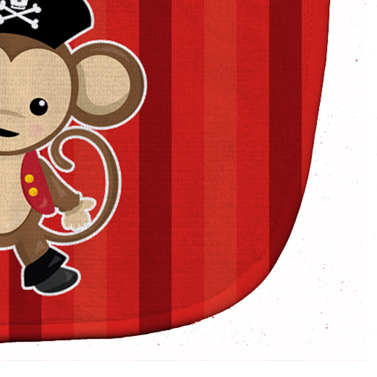 Pirate Monkey Red Baby Bib BB8976BIB - the-store.com