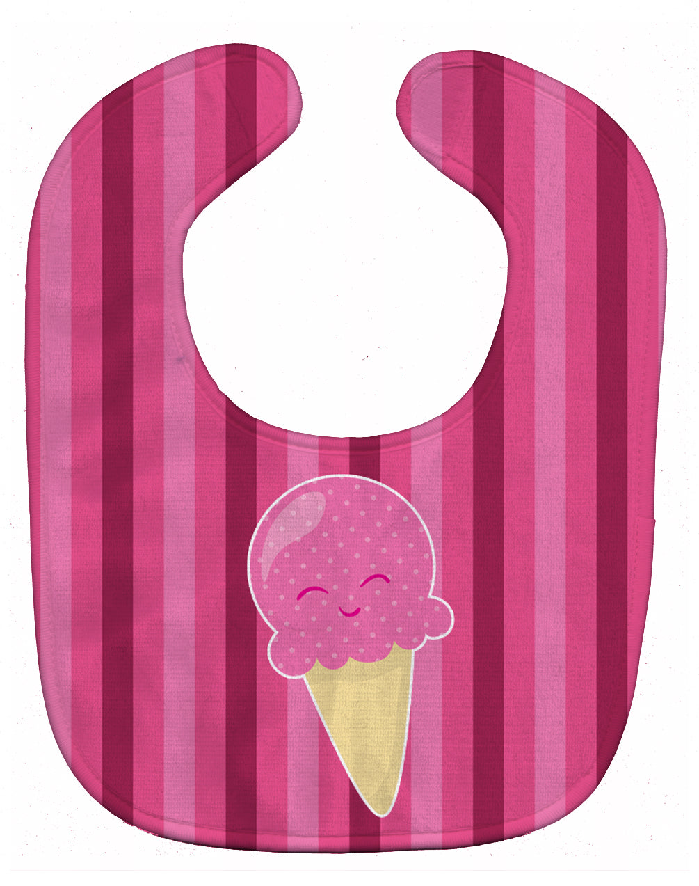 Ice Cream Cone Pink Baby Bib BB9064BIB - the-store.com