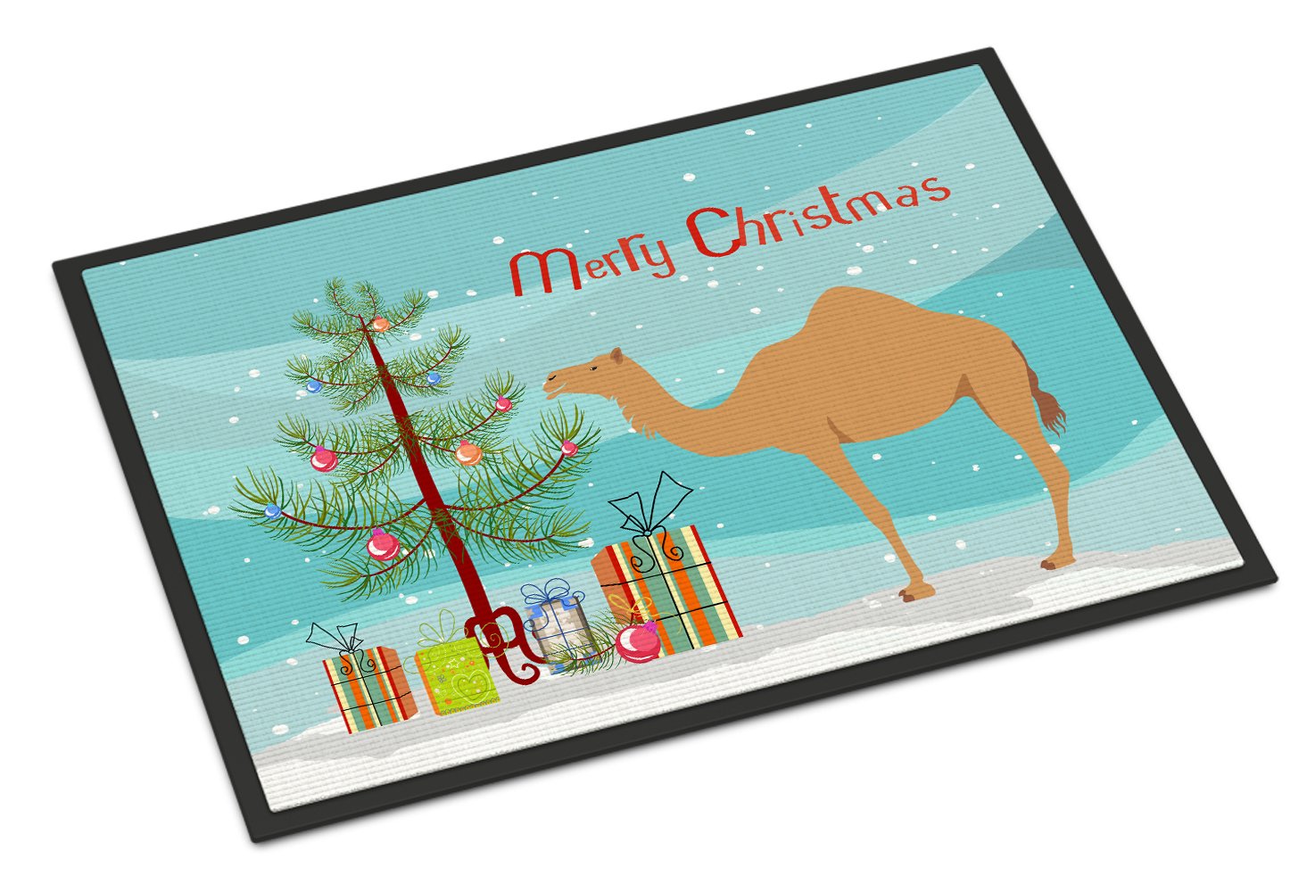 Arabian Camel Dromedary Christmas Indoor or Outdoor Mat 24x36 BB9184JMAT by Caroline's Treasures