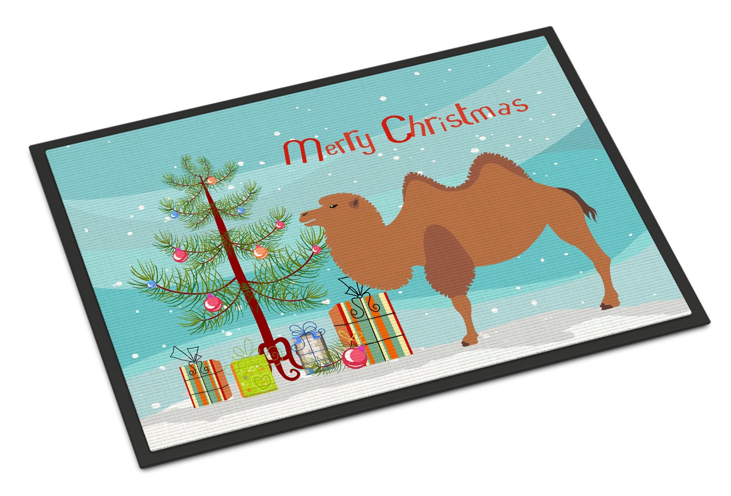 Bactrian Camel Christmas Indoor or Outdoor Mat 24x36 BB9185JMAT by Caroline's Treasures