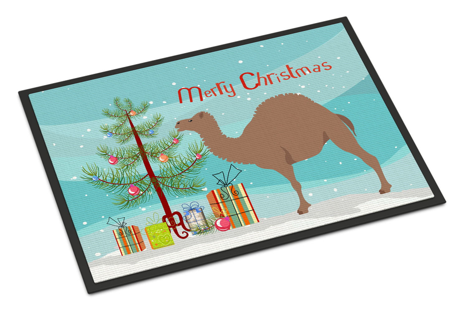 F1 Hybrid Camel Christmas Indoor or Outdoor Mat 18x27 BB9186MAT - the-store.com
