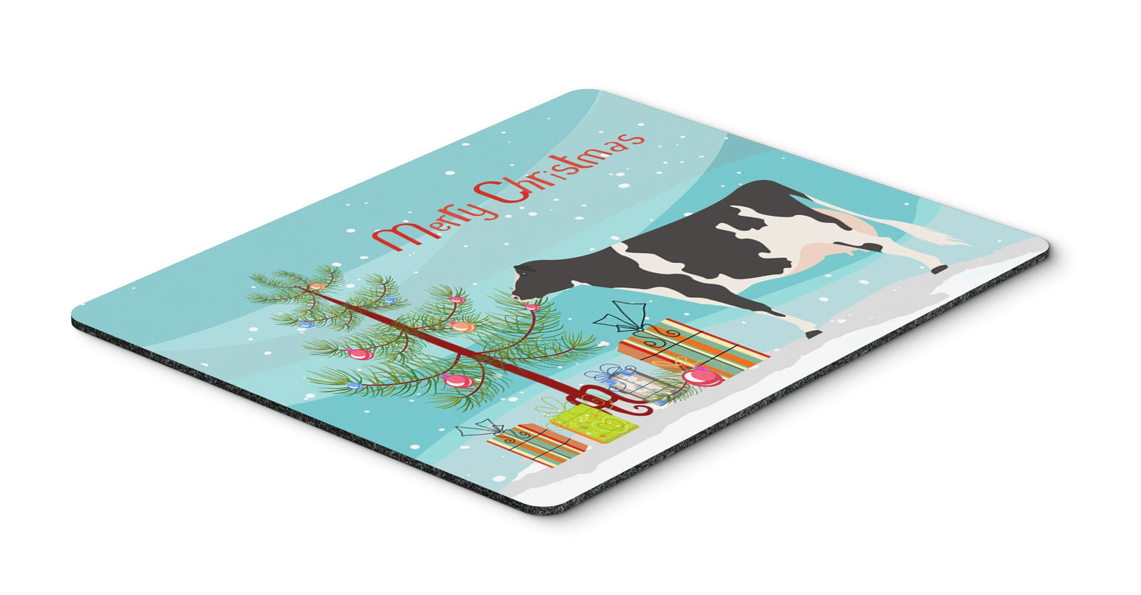 Holstein Cow Christmas Mouse Pad, Hot Pad or Trivet BB9189MP by Caroline's Treasures