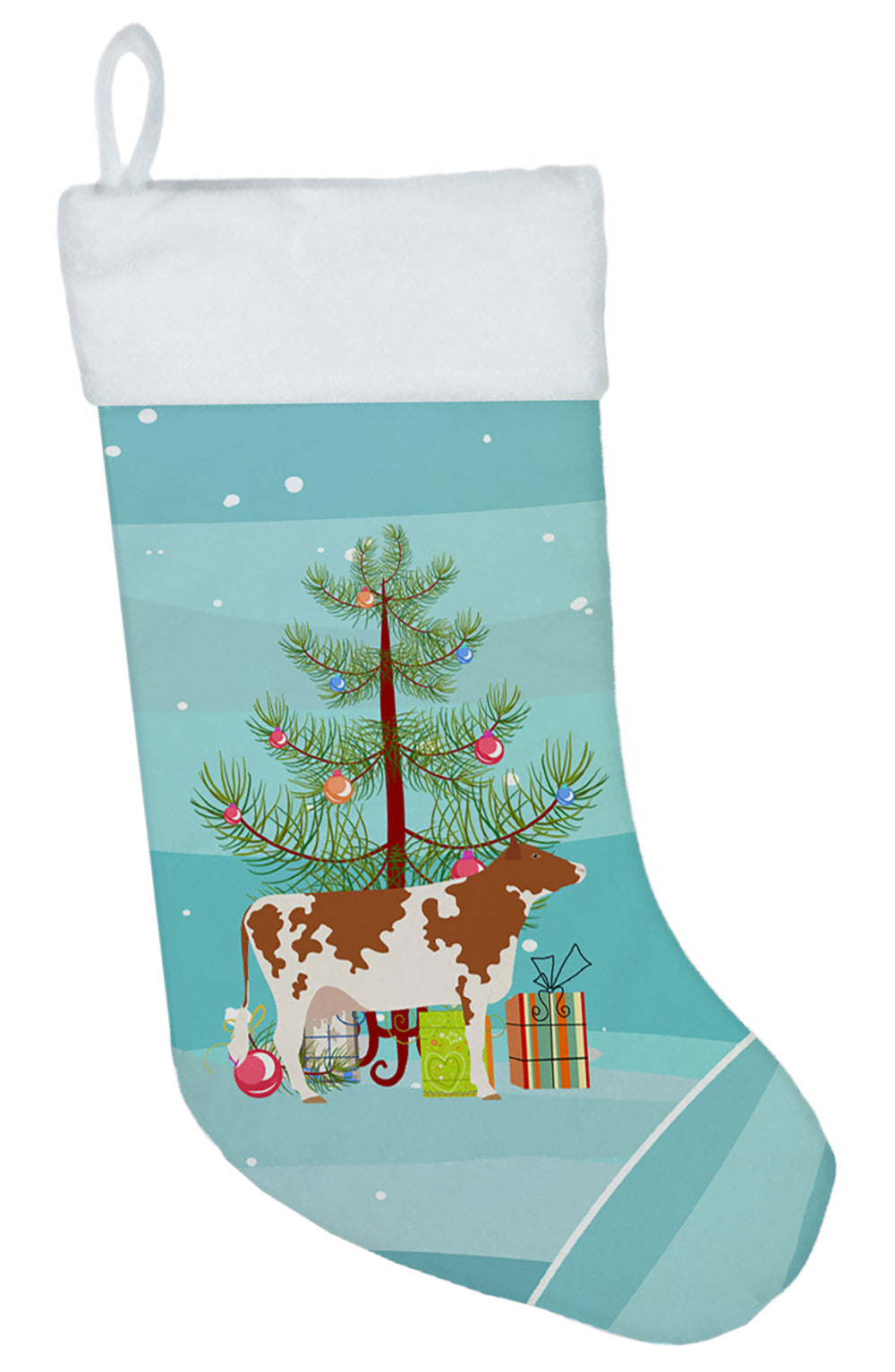 Ayrshire Cow Christmas Christmas Stocking BB9194CS