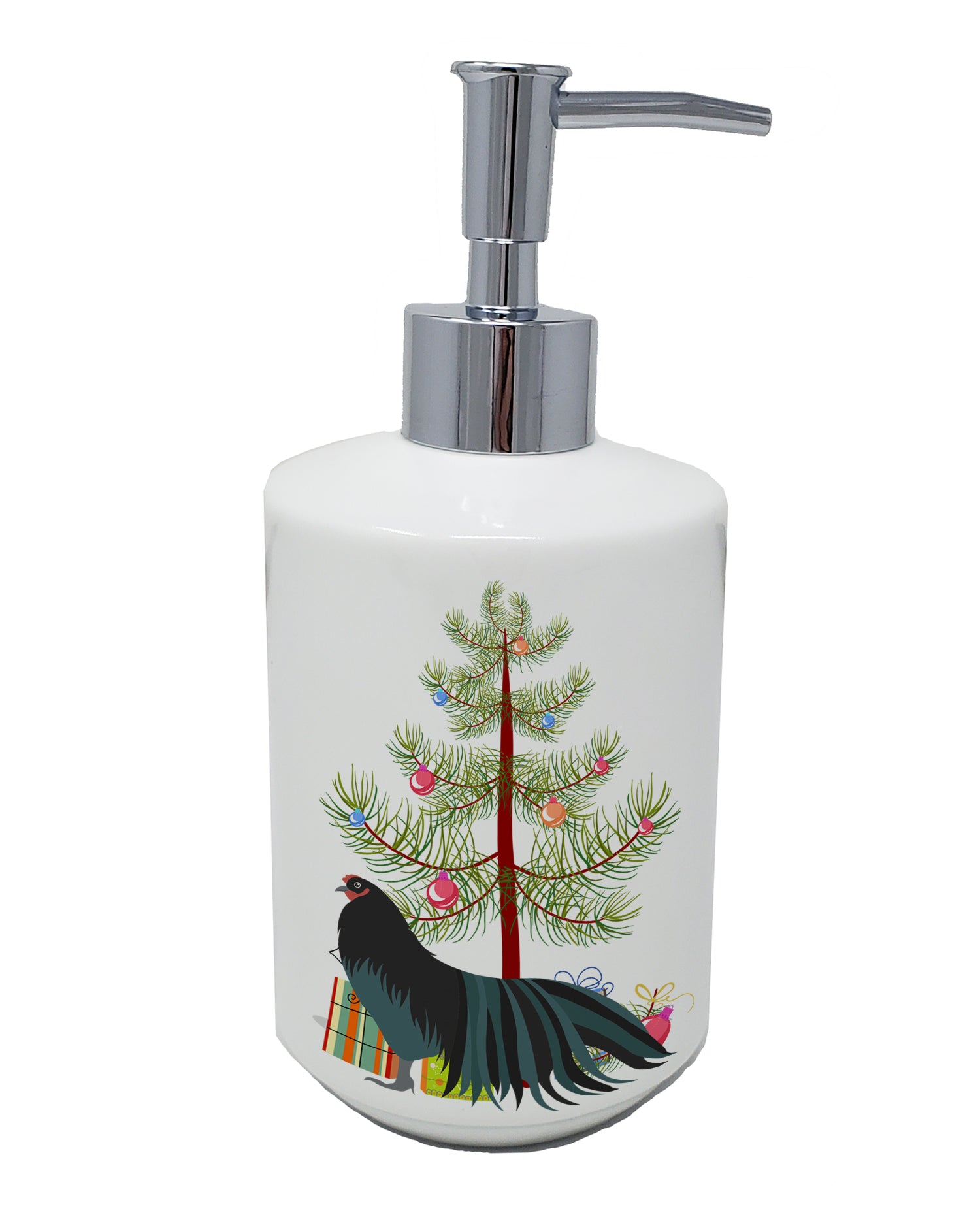 Buy this Sumatra Chicken Christmas Ceramic Soap Dispenser