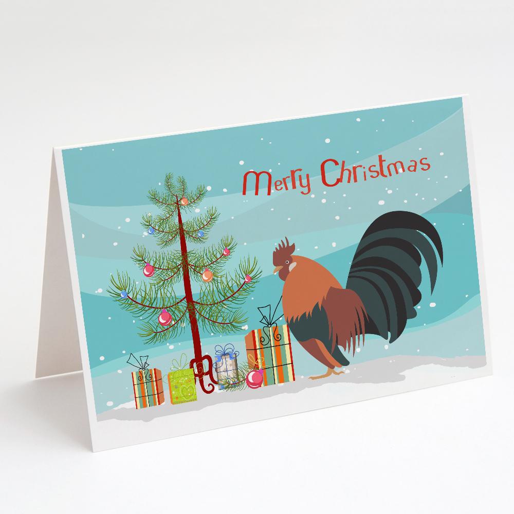 Buy this Dutch Bantam Chicken Christmas Greeting Cards and Envelopes Pack of 8