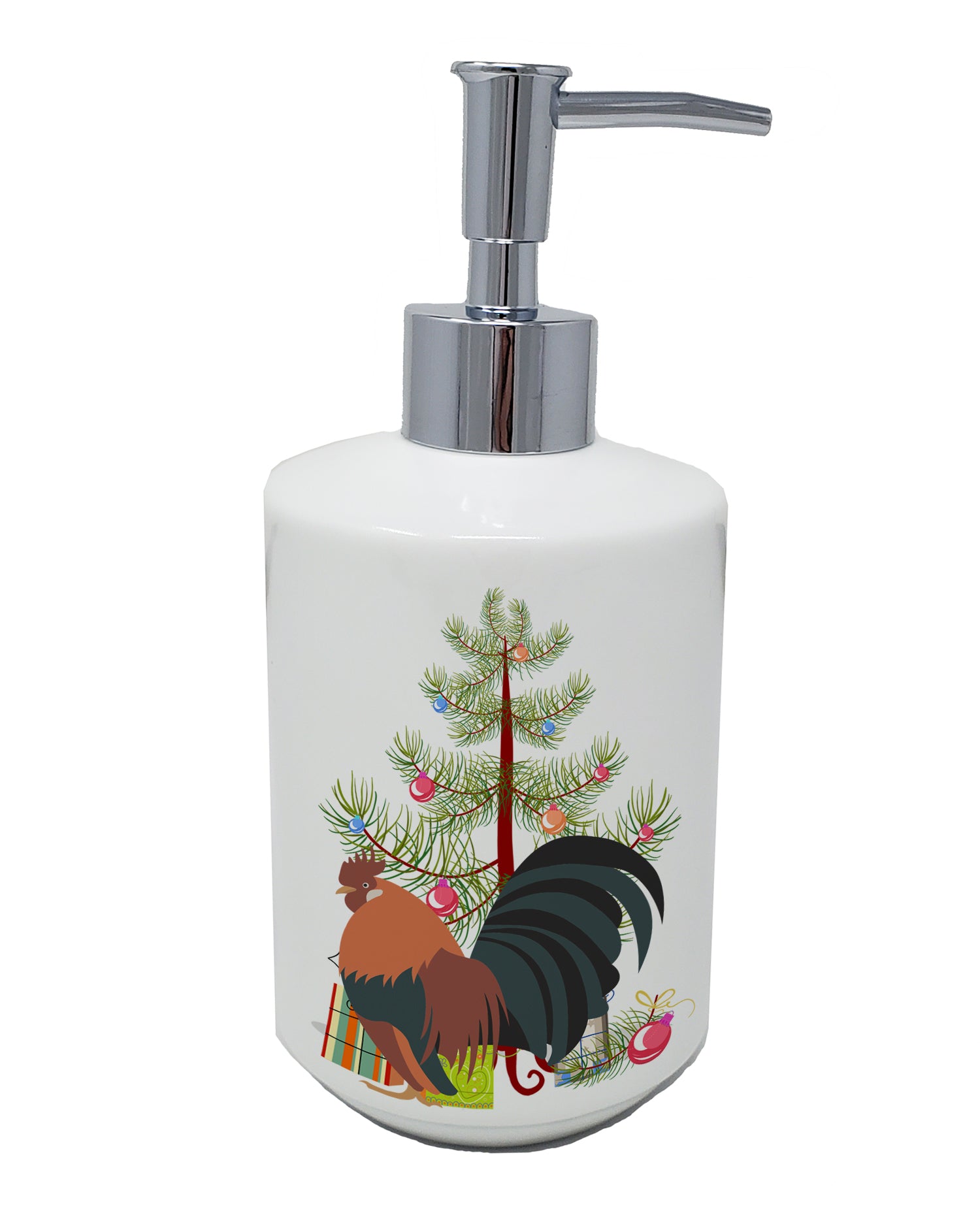 Buy this Dutch Bantam Chicken Christmas Ceramic Soap Dispenser