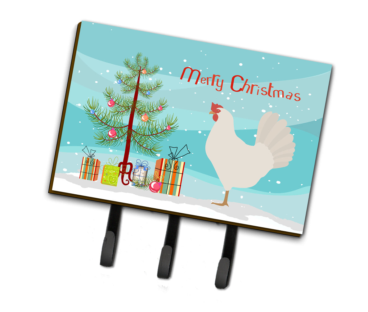 Leghorn Chicken Christmas Leash or Key Holder BB9207TH68