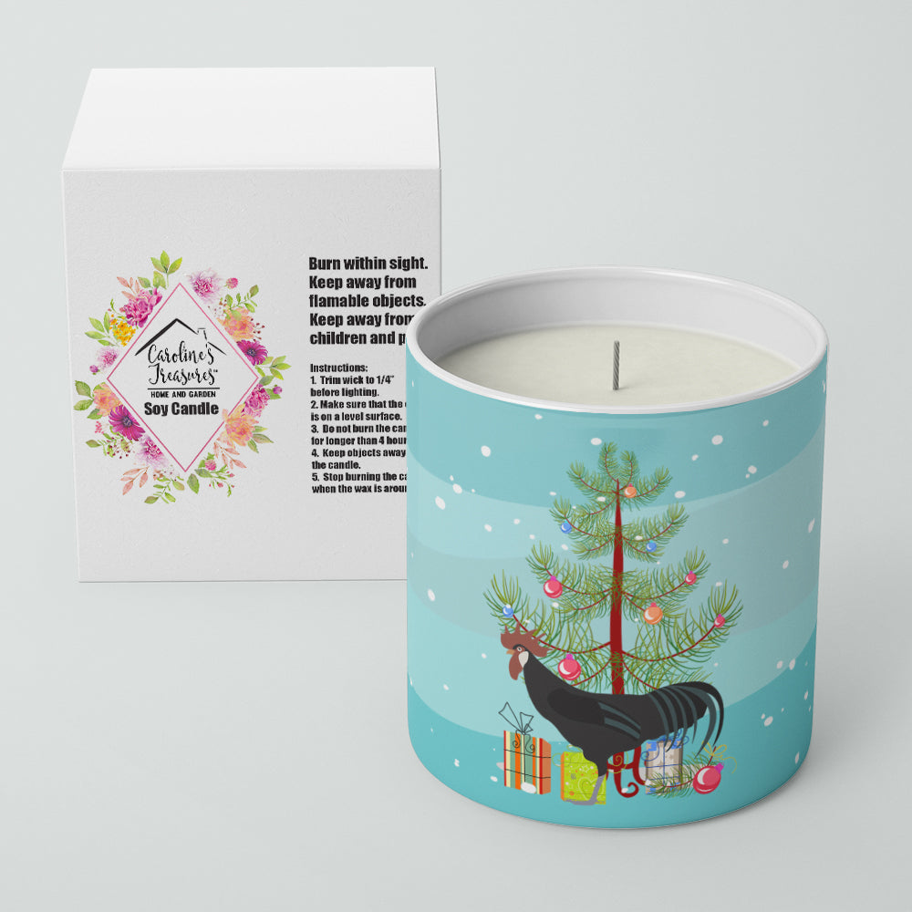 Minorca Ctalalan Chicken Christmas 10 oz Decorative Soy Candle - the-store.com