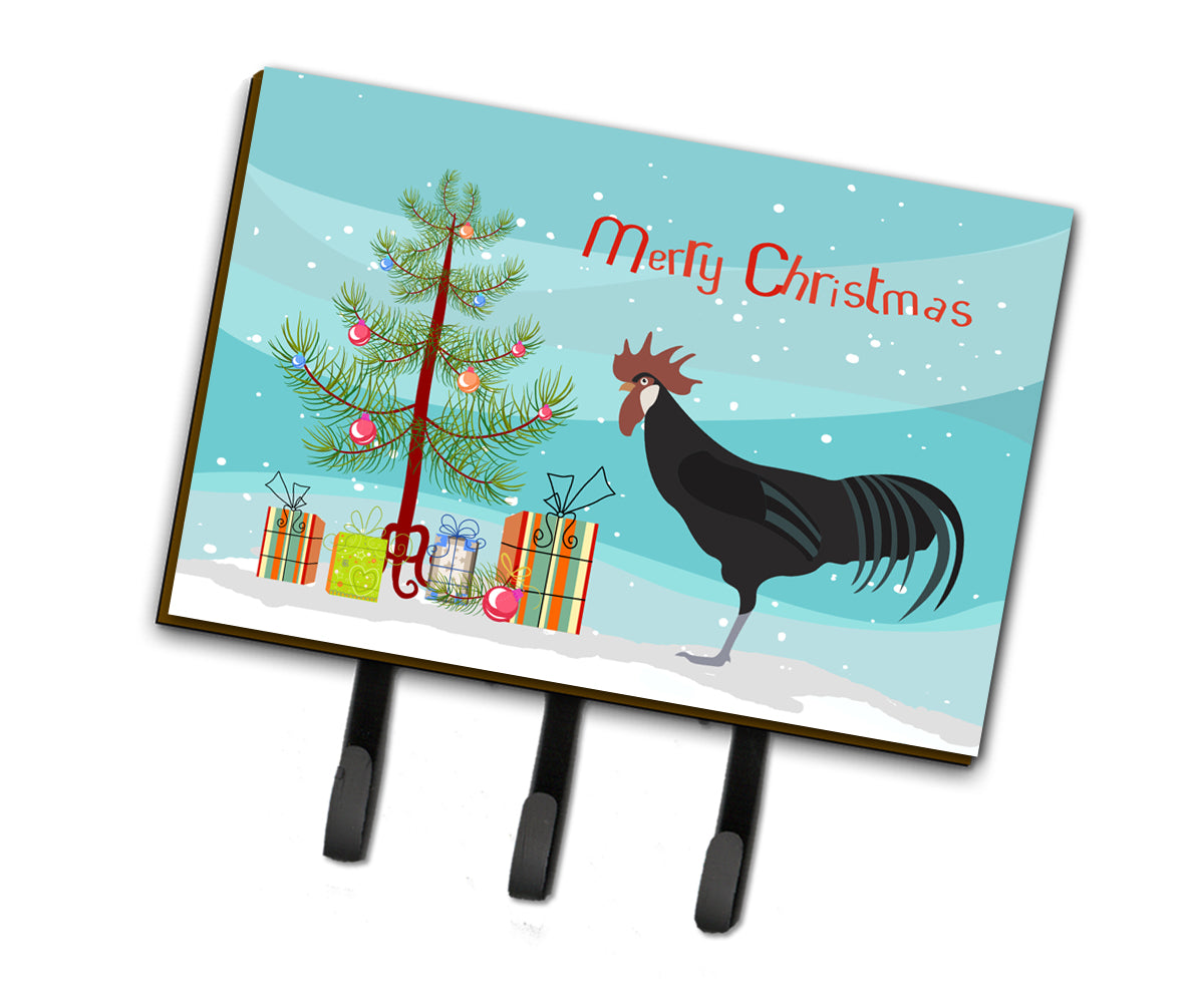 Minorca Ctalalan Chicken Christmas Leash or Key Holder BB9208TH68