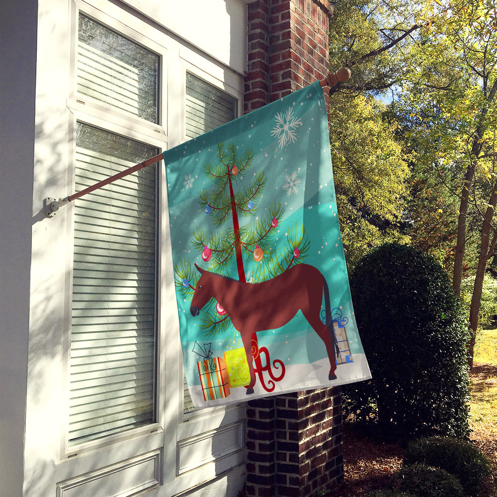 Hinny Horse Donkey Christmas Flag Canvas House Size BB9217CHF