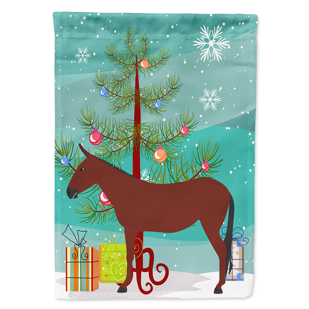 Hinny Horse Donkey Christmas Flag Canvas House Size BB9217CHF