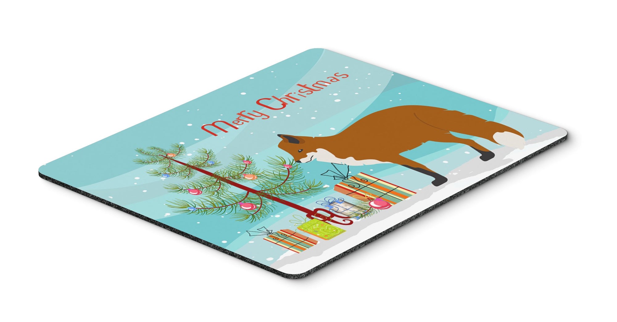 Red Fox Christmas Mouse Pad, Hot Pad or Trivet BB9243MP by Caroline's Treasures