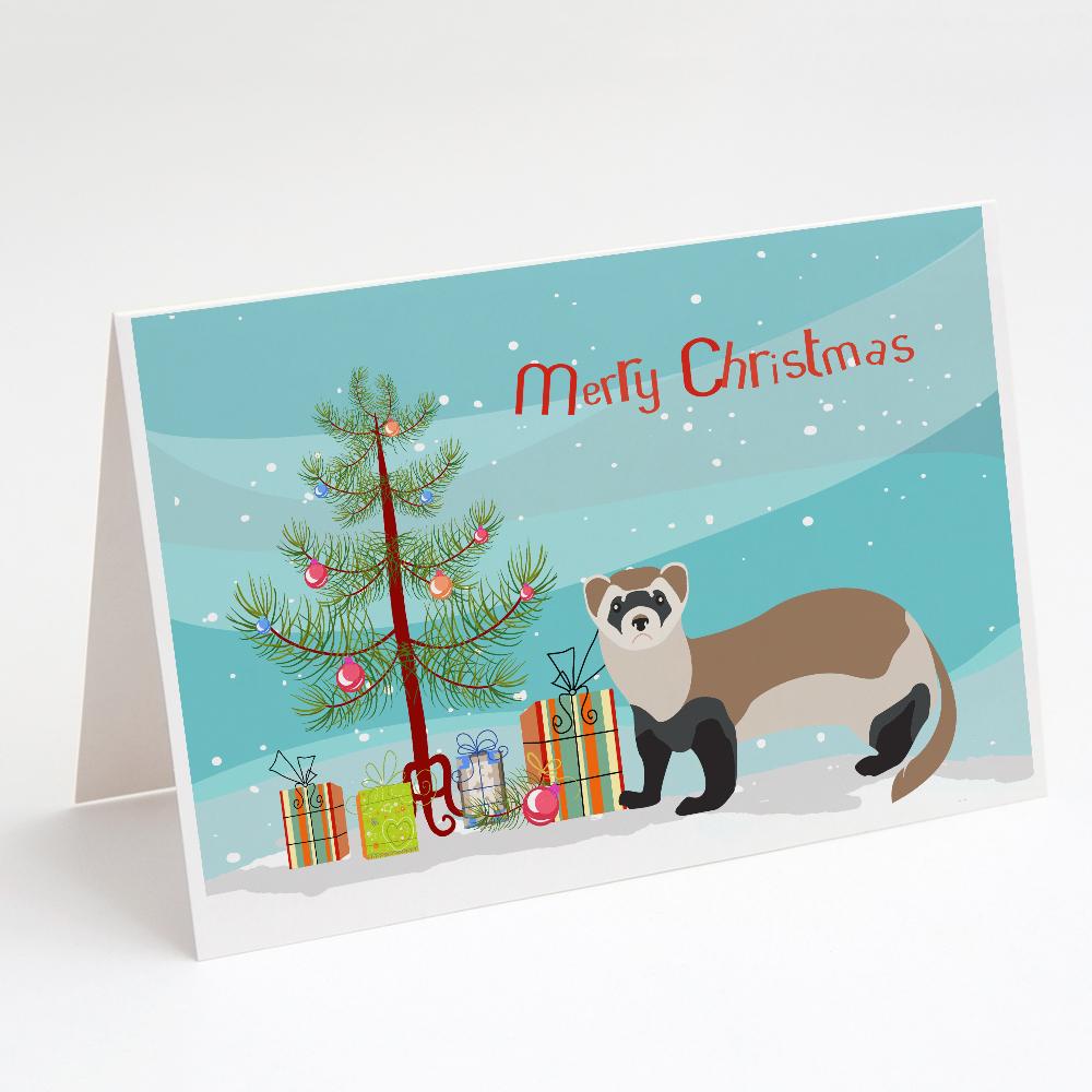Buy this Ferret Christmas Greeting Cards and Envelopes Pack of 8