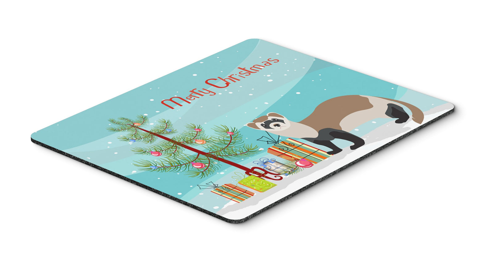 Ferret Christmas Mouse Pad, Hot Pad or Trivet BB9245MP by Caroline's Treasures