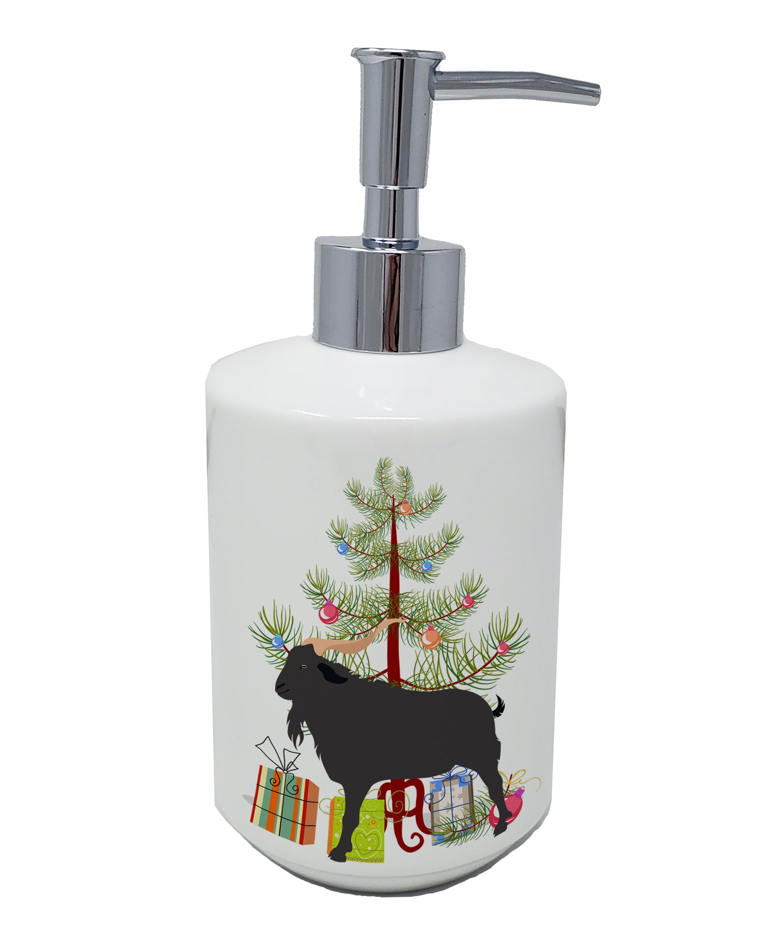 Buy this Verata Goat Christmas Ceramic Soap Dispenser