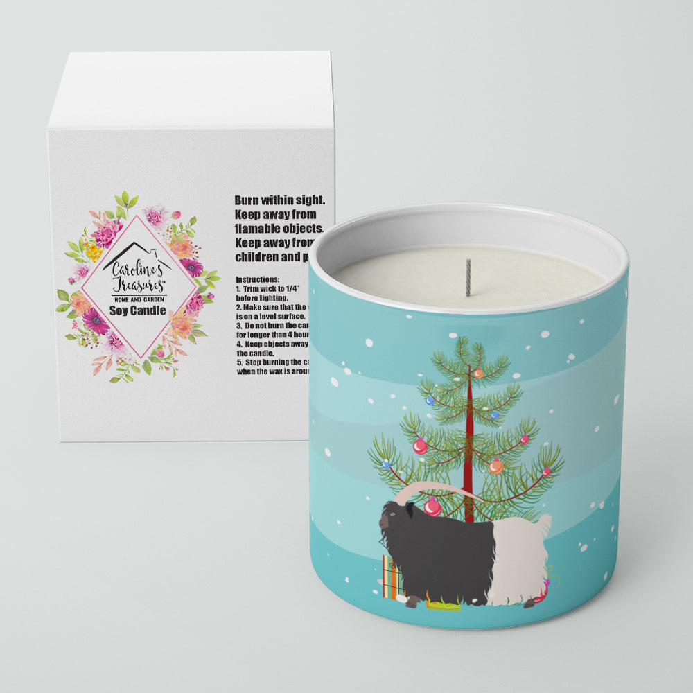 Buy this Welsh Black-Necked Goat Christmas 10 oz Decorative Soy Candle