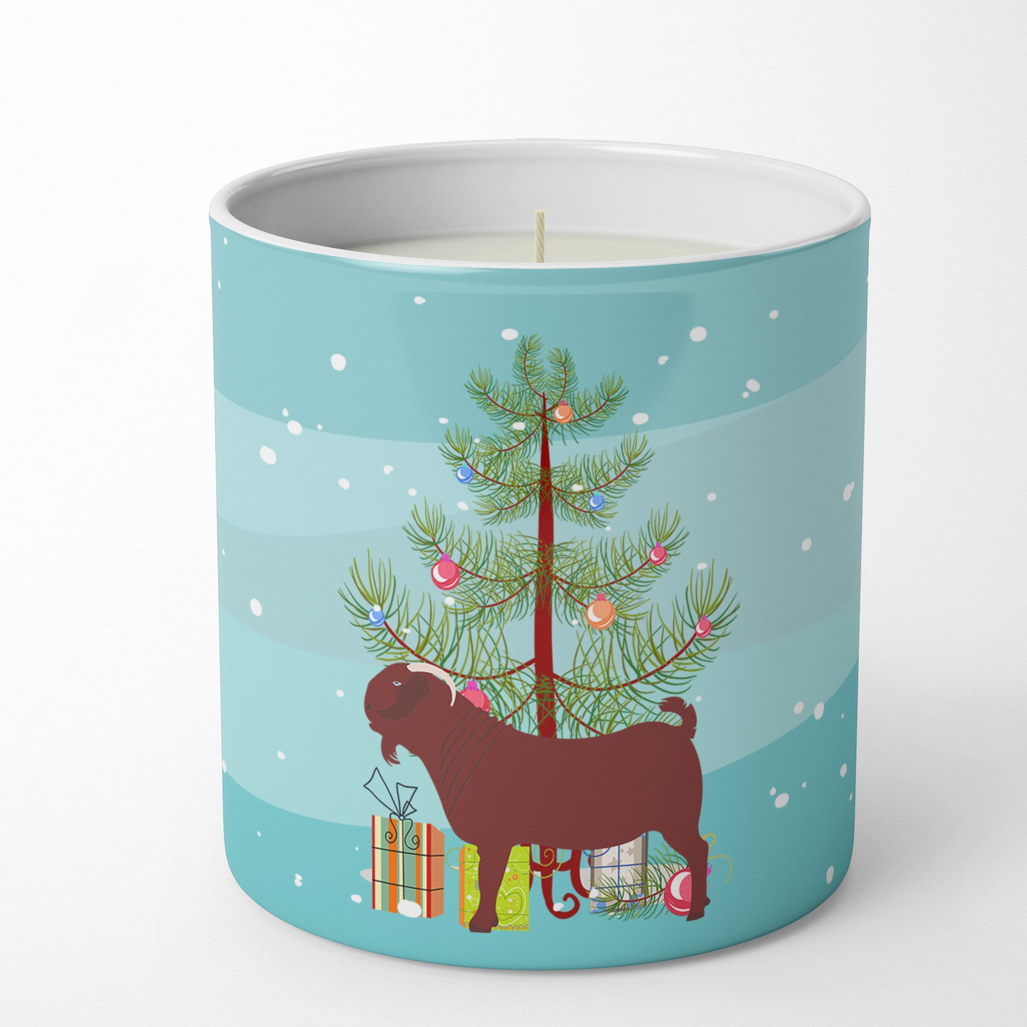 Buy this Kalahari Red Goat Christmas 10 oz Decorative Soy Candle
