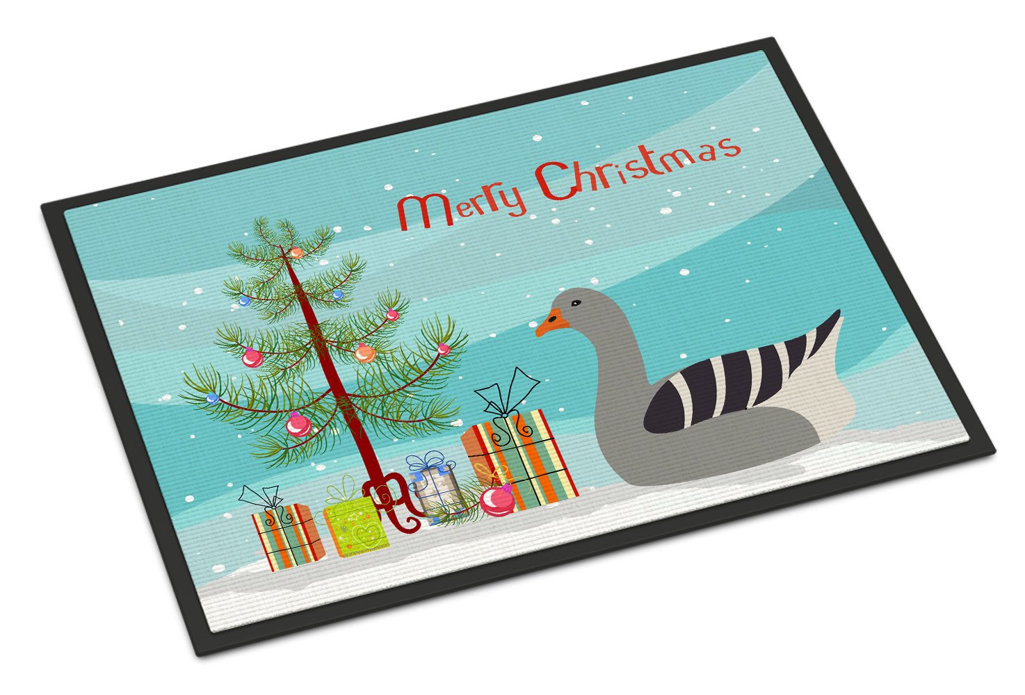 Pilgrim Goose Christmas Indoor or Outdoor Mat 24x36 BB9260JMAT by Caroline's Treasures