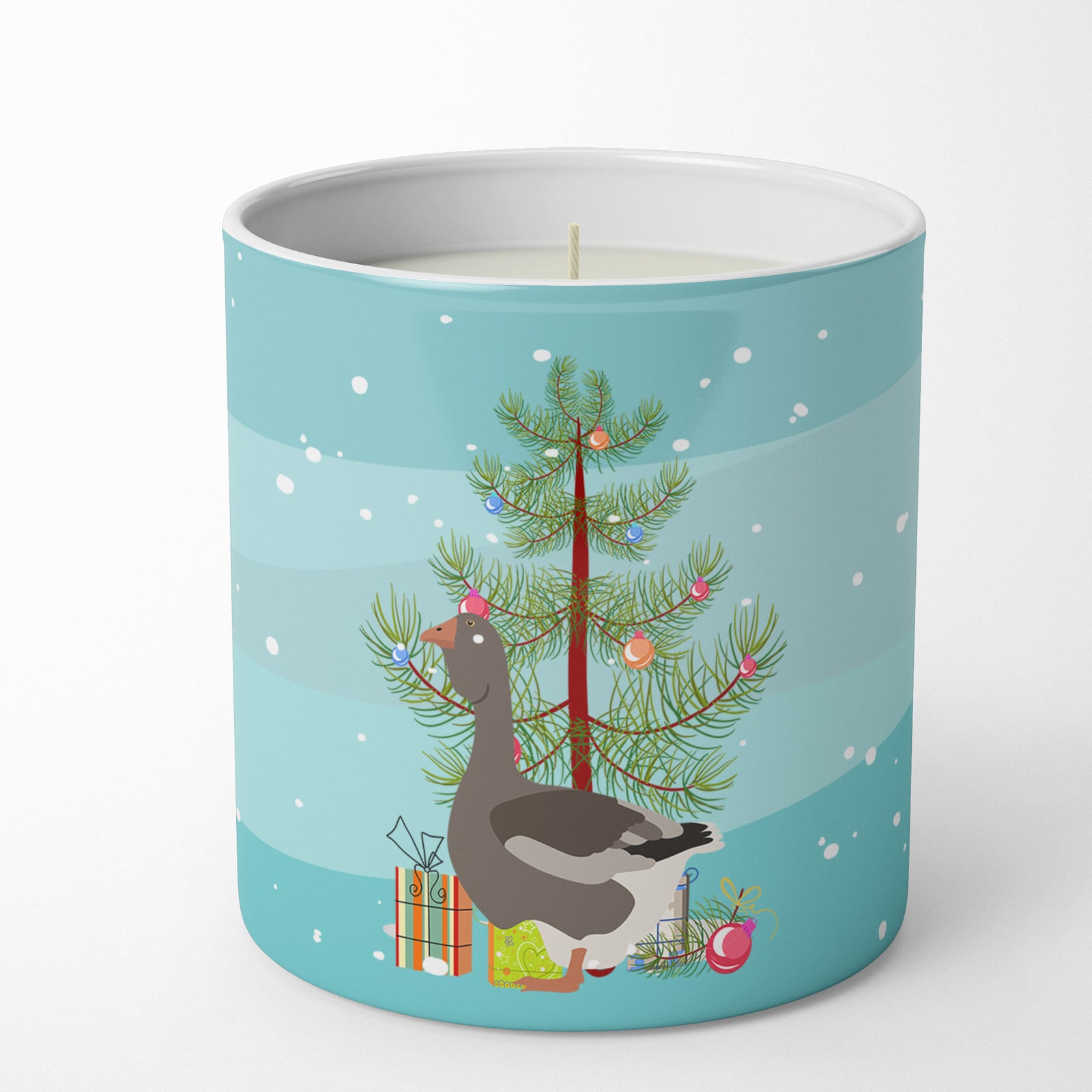Buy this Toulouse Goose Christmas 10 oz Decorative Soy Candle