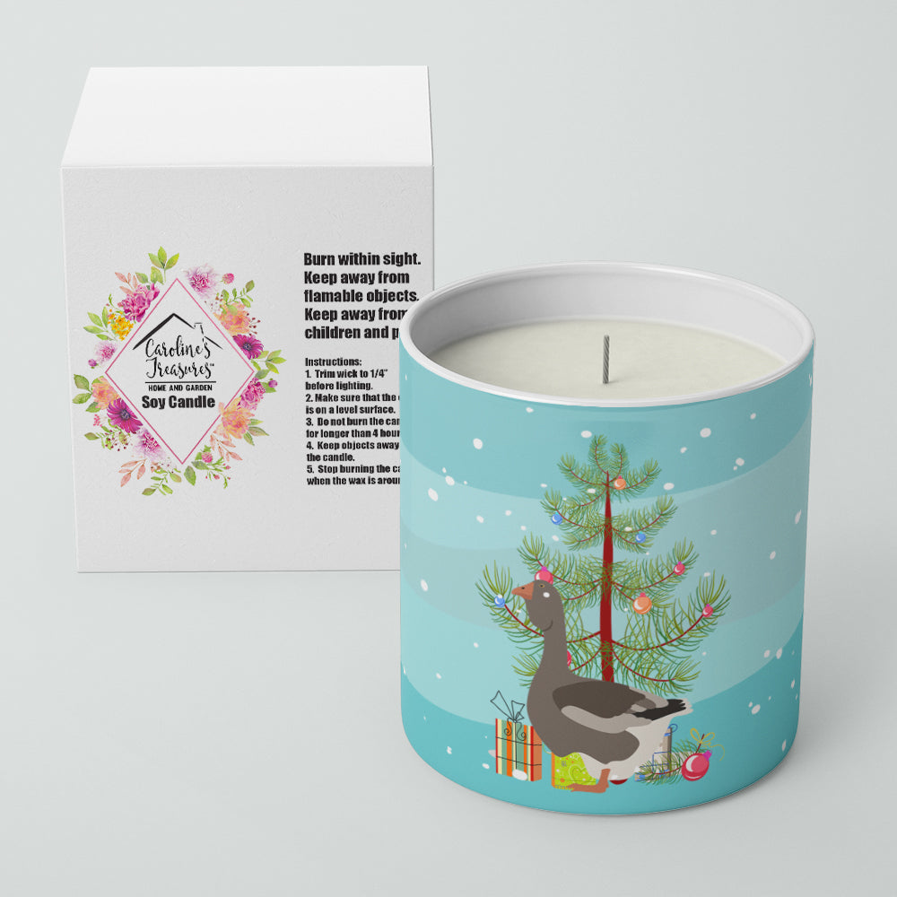 Toulouse Goose Christmas 10 oz Decorative Soy Candle - the-store.com