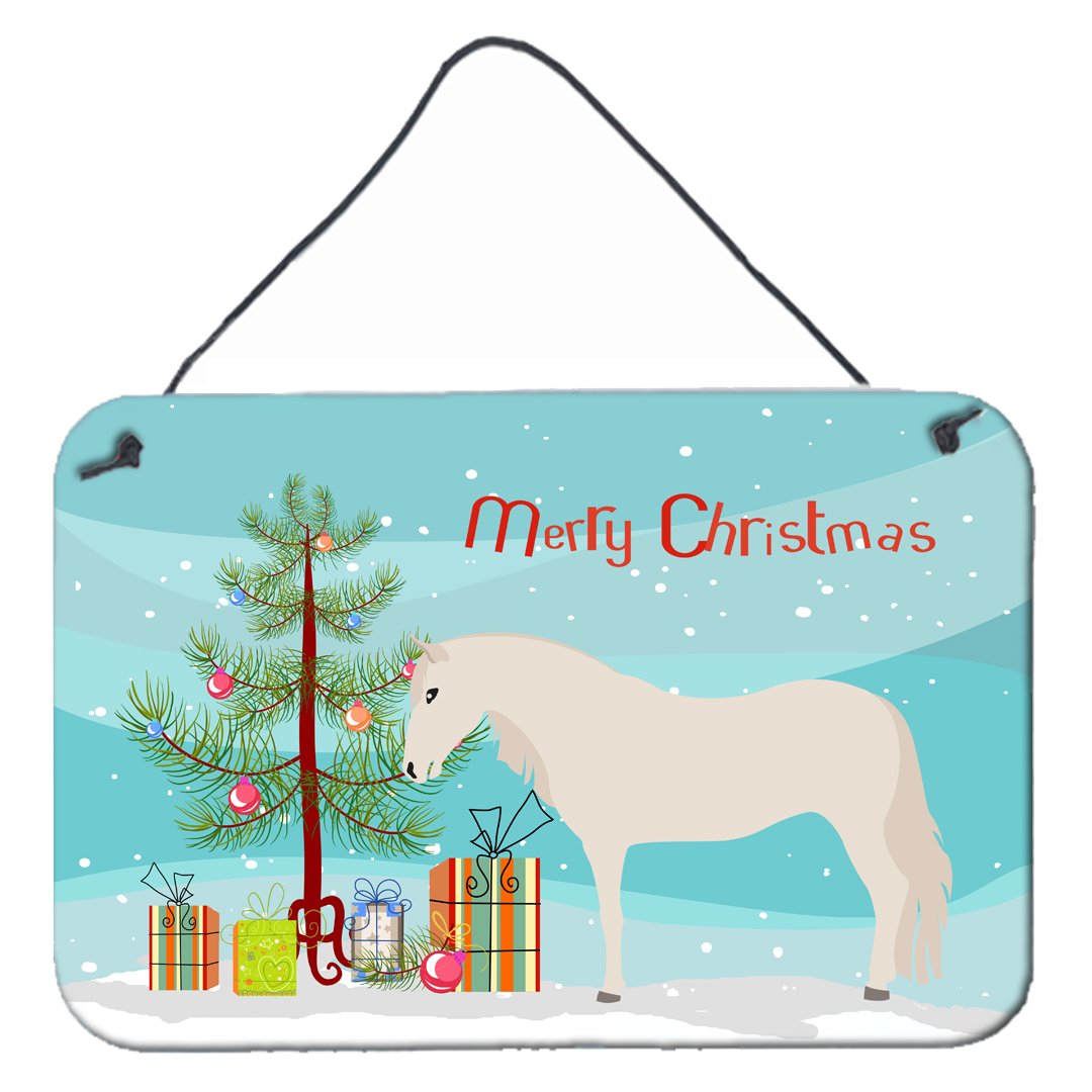 Paso Fino Horse Christmas Wall or Door Hanging Prints BB9272DS812 by Caroline's Treasures