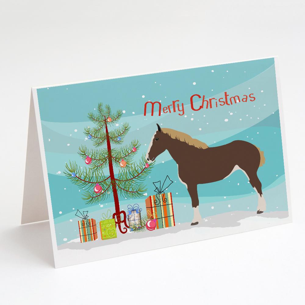 Buy this Percheron Horse Christmas Greeting Cards and Envelopes Pack of 8