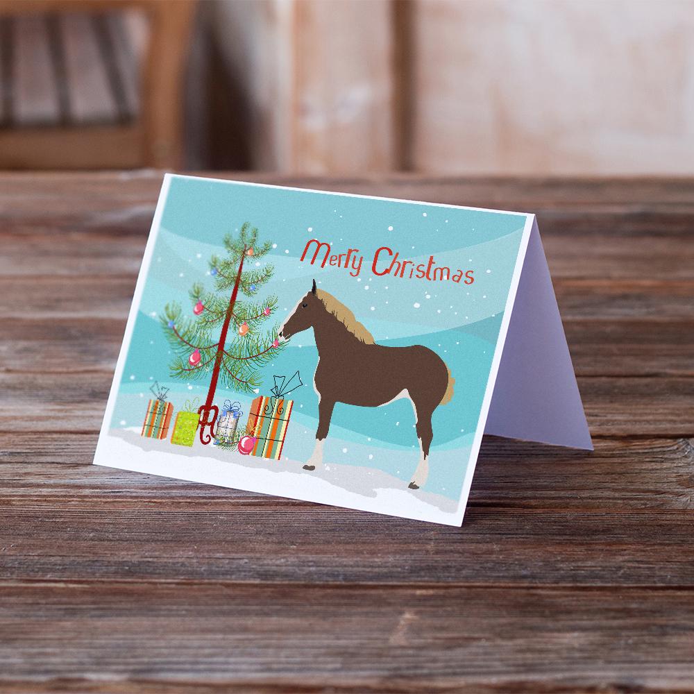 Buy this Percheron Horse Christmas Greeting Cards and Envelopes Pack of 8