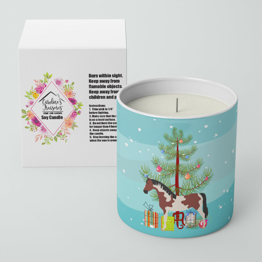 Buy this Pinto Horse Christmas 10 oz Decorative Soy Candle