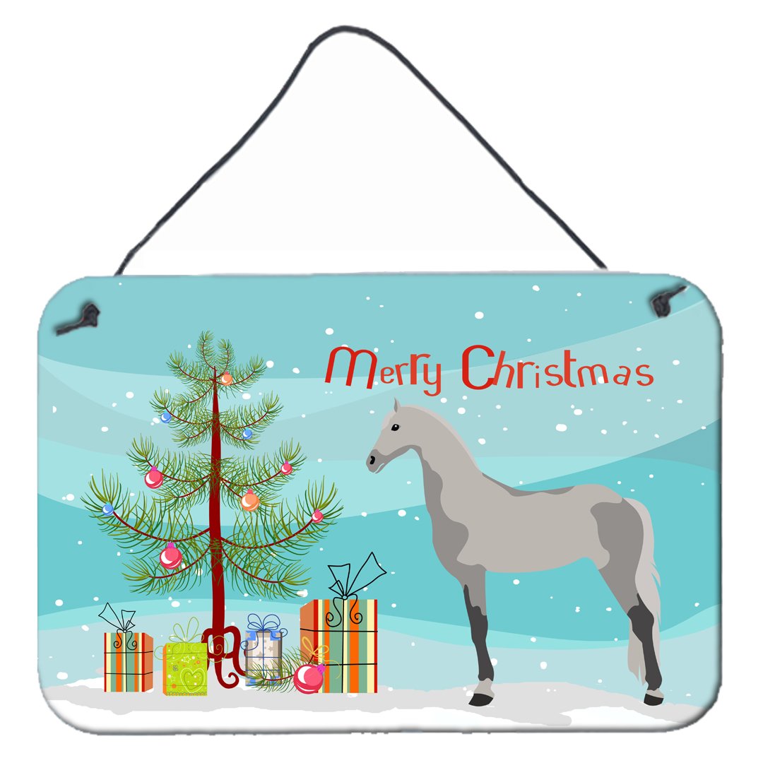 Orlov Trotter Horse Christmas Wall or Door Hanging Prints BB9275DS812 by Caroline's Treasures