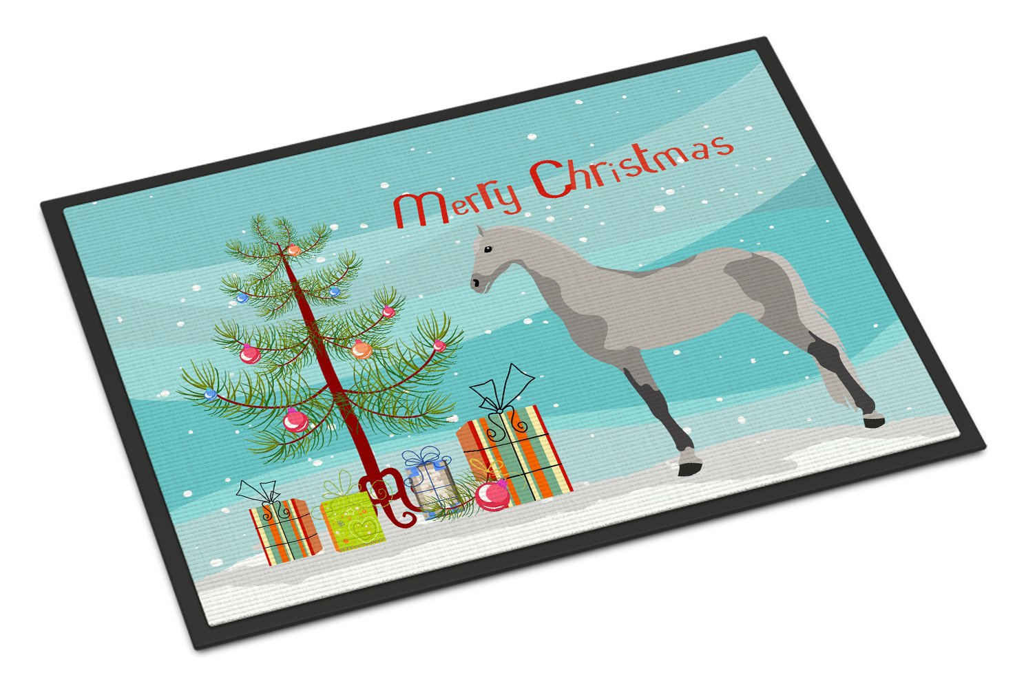 Orlov Trotter Horse Christmas Indoor or Outdoor Mat 24x36 BB9275JMAT by Caroline's Treasures