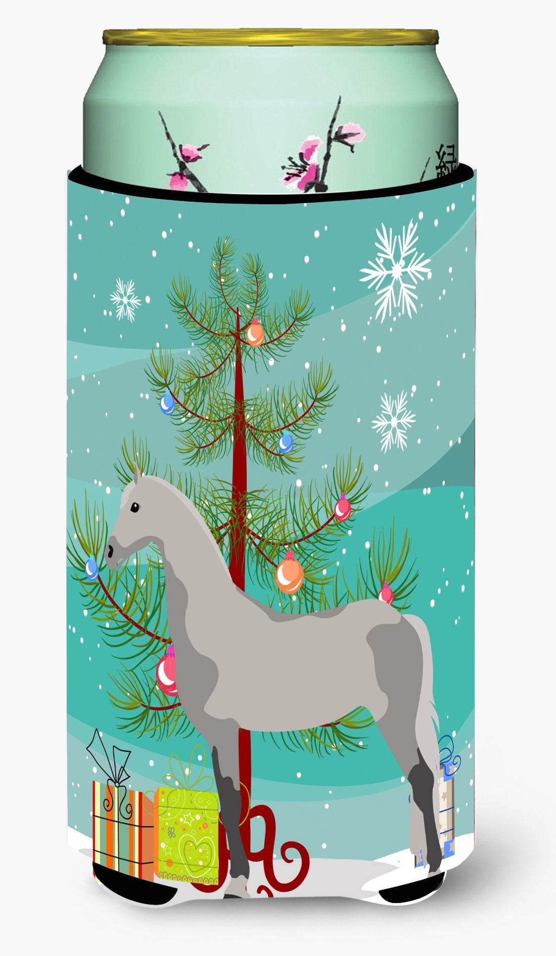 Orlov Trotter Horse Christmas Tall Boy Beverage Insulator Hugger BB9275TBC by Caroline's Treasures