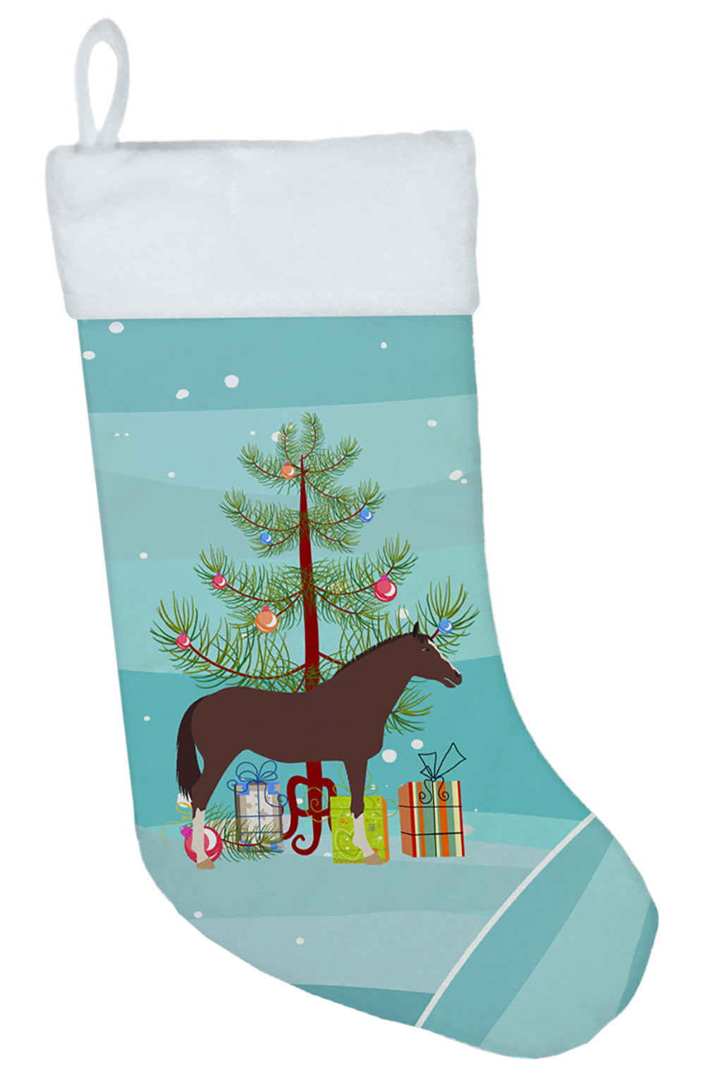 English Thoroughbred Horse Christmas Christmas Stocking BB9280CS