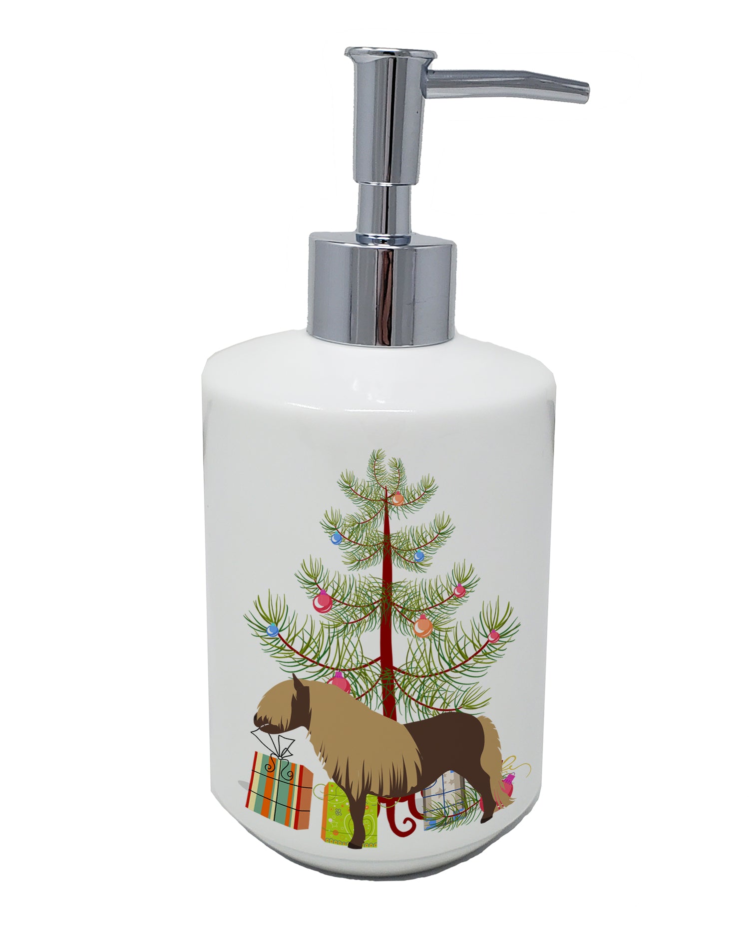 Buy this Shetland Pony Horse Christmas Ceramic Soap Dispenser