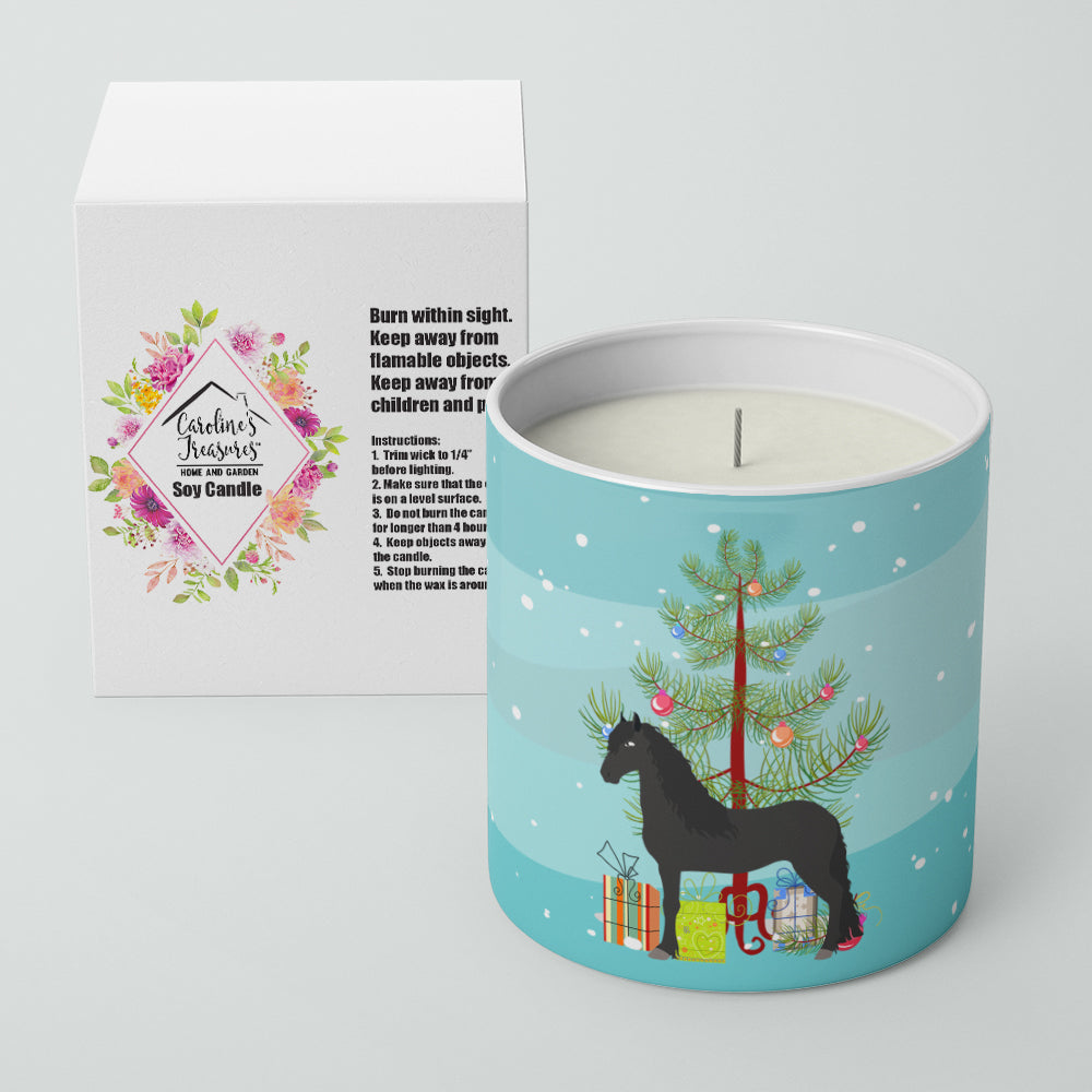 Buy this Friesian Horse Christmas 10 oz Decorative Soy Candle