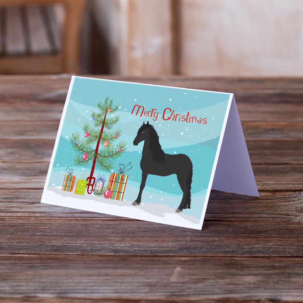 Buy this Friesian Horse Christmas Greeting Cards and Envelopes Pack of 8