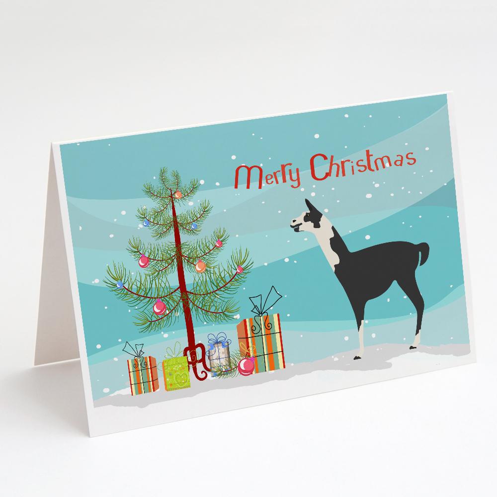 Buy this Llama Q' Ara Christmas Greeting Cards and Envelopes Pack of 8