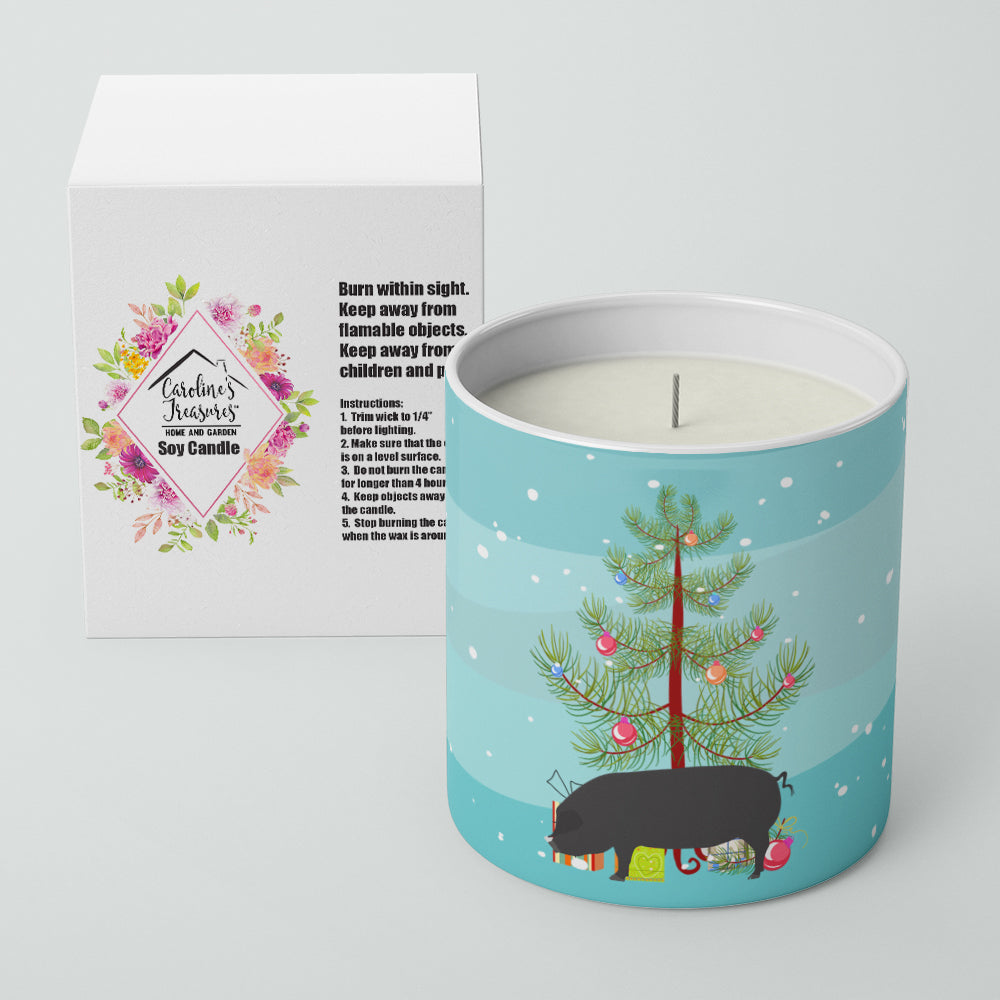 Buy this Devon Large Black Pig Christmas 10 oz Decorative Soy Candle