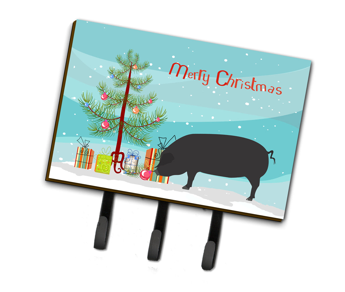 Devon Large Black Pig Christmas Leash or Key Holder BB9298TH68