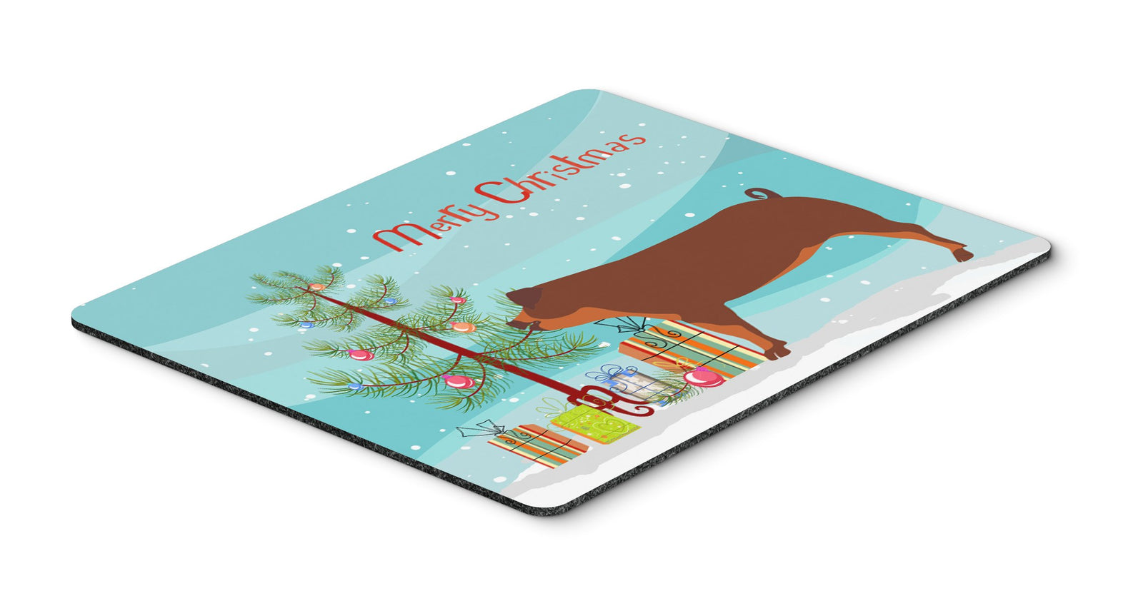 Duroc Pig Christmas Mouse Pad, Hot Pad or Trivet BB9309MP by Caroline's Treasures