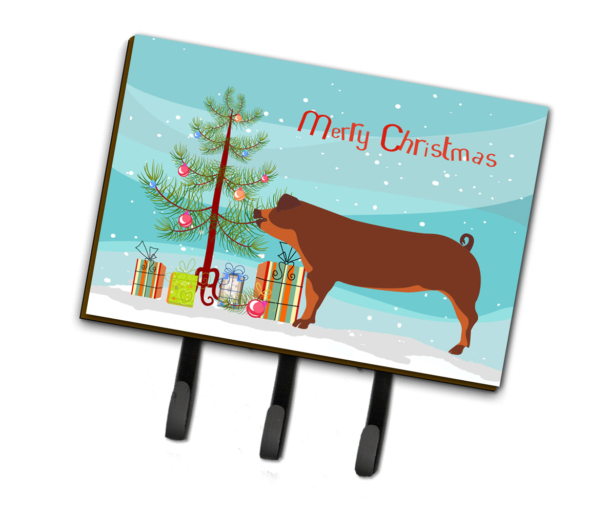 Duroc Pig Christmas Leash or Key Holder BB9309TH68